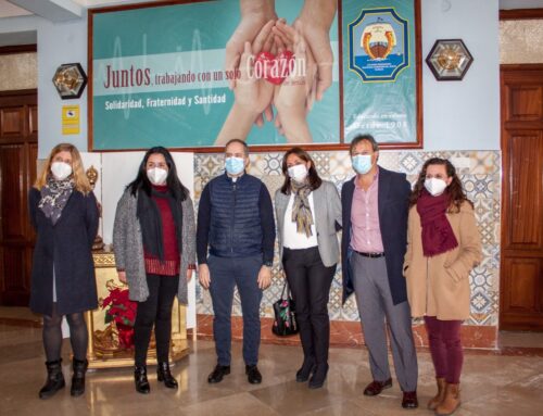 FEUSO, presente en la visita de la delegada de Educación y Deporte al Colegio Diocesano Sagrado Corazón de Jesús de Huelva