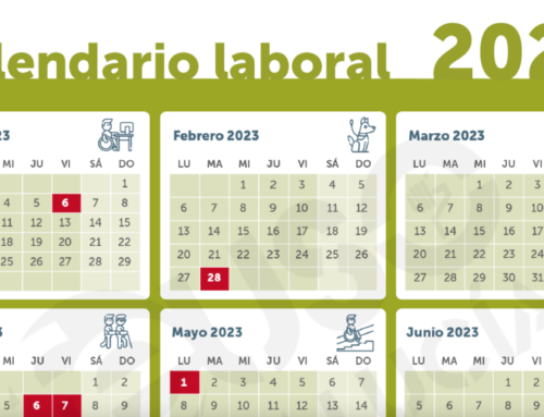 Calendario laboral de FEUSO Andalucía para 2023