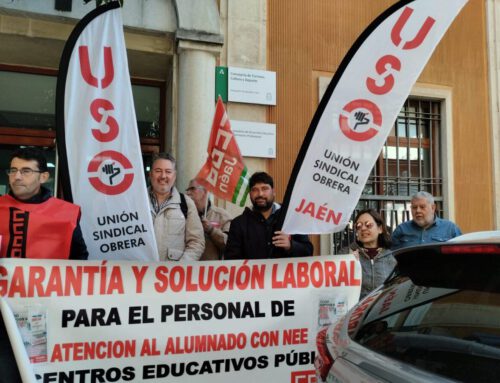 USO apoya a las PTIS en huelga y reclama a la Junta de Andalucía equiparación laboral y salarial respecto a las compañeras que son personal laboral público