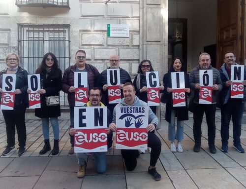 USO reclama a la delegada del Gobierno de la Junta de Andalucía en Málaga que interceda ante el Ejecutivo andaluz para que salde las deudas con los profesionales de la Concertada