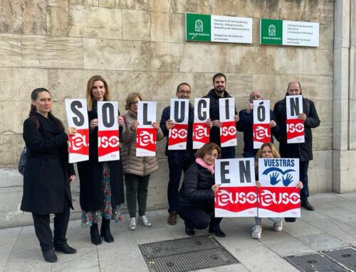 USO reclama al delegado del Gobierno de la Junta de Andalucía en Granada que interceda ante el Ejecutivo andaluz para que salde las deudas con los profesionales de la Concertada