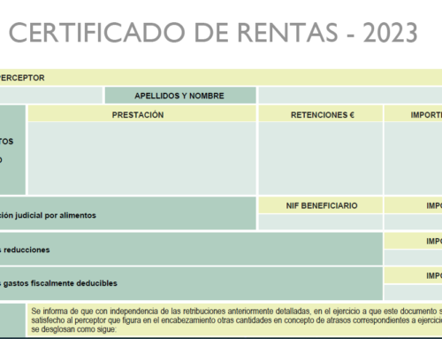 Cómo obtener el certificado de retenciones por IRPF de las prestaciones recibidas de la Seguridad Social
