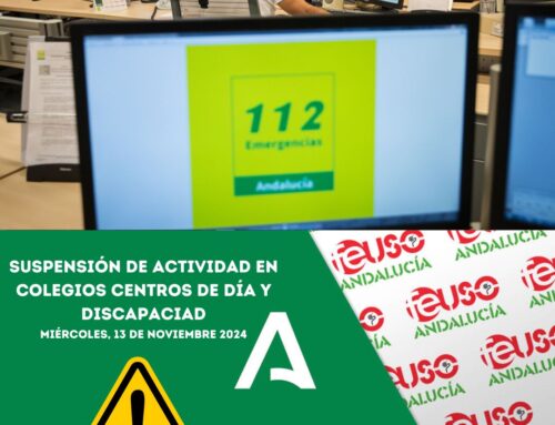 Suspenden actividad presencial en centros docentes, centros de día para mayores, discapacidad y dependencia en Málaga y gran parte de Granada por el aviso rojo por la DANA