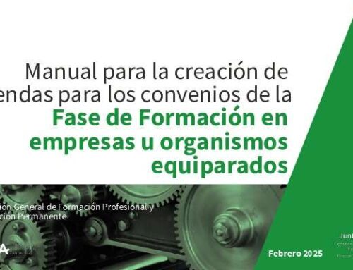 Manual para la creación de adendas para los convenios de la Fase de Formación en empresas