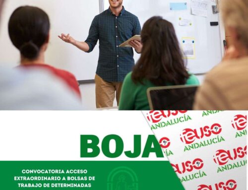 Acceso extraordinaria a bolsa de trabajo para distintas especialidades de docentes de secundaria y bolsas con perfil bilingüe