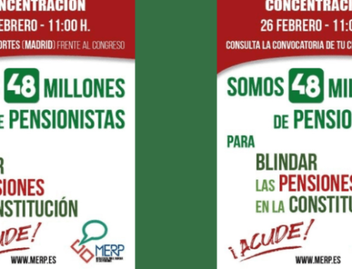 USO y la MERP vuelven a la calle el 26 febrero por las pensiones