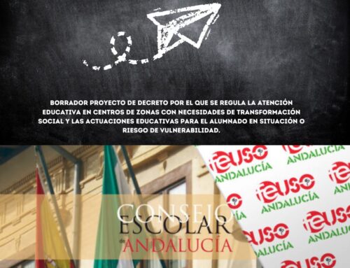 Borrador del Proyecto de Decreto por el que se regula la atención educativa en centros de zonas con necesidades de transformación social